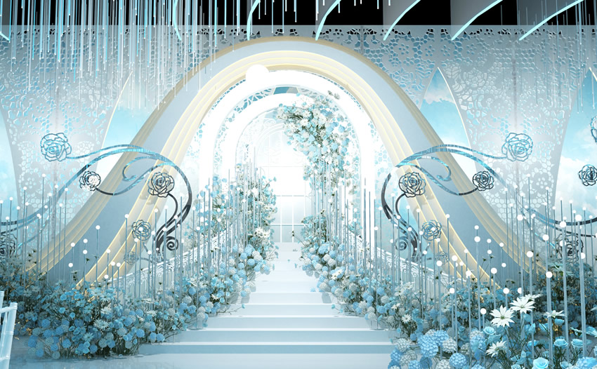 普格釡香烙馍村水晶厅效果展示